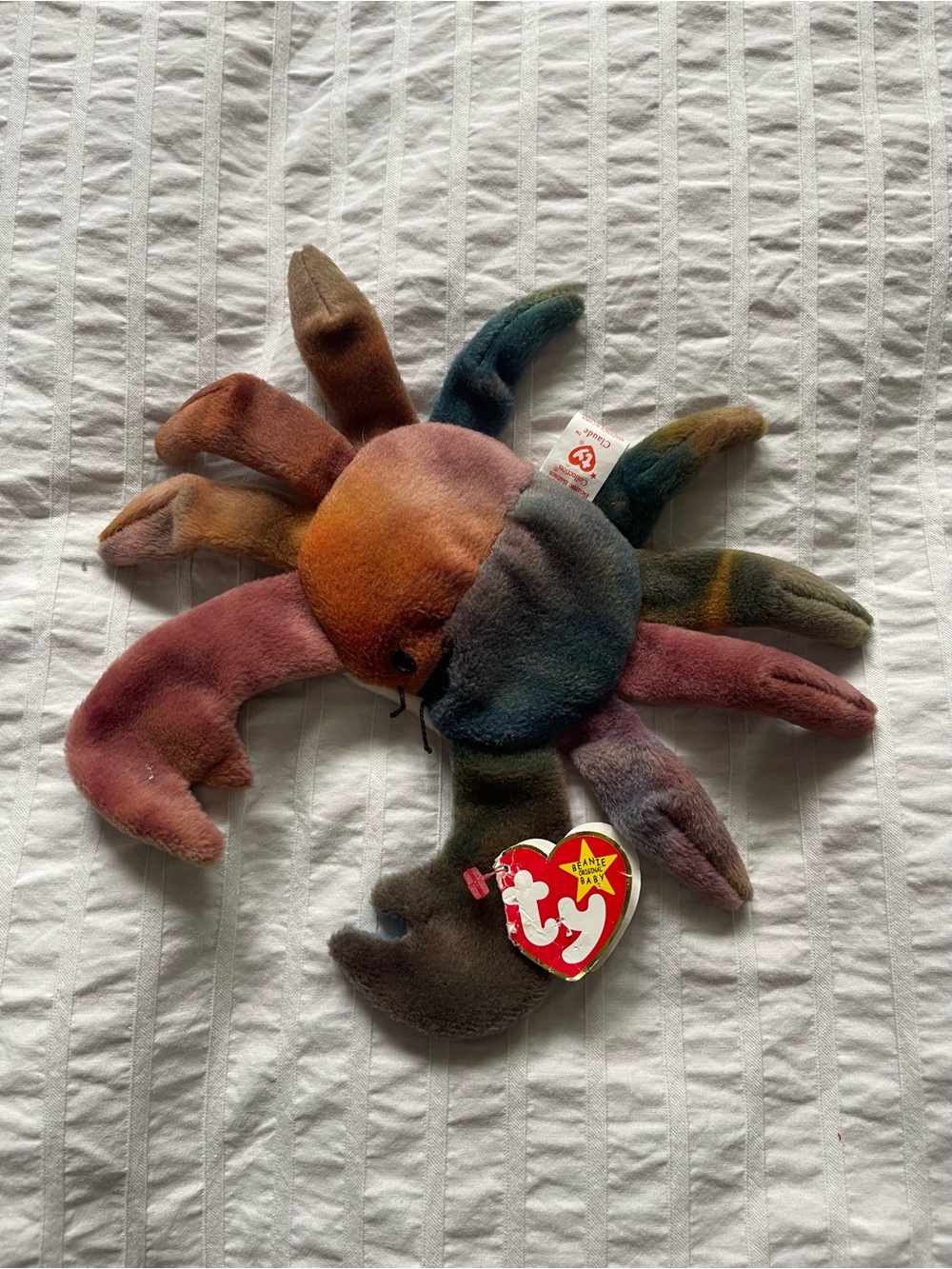 Ty Beanie Babies 1996 Claude the Crab